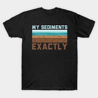 My Sediments Exactly - Funny Geologist Geology T-Shirt